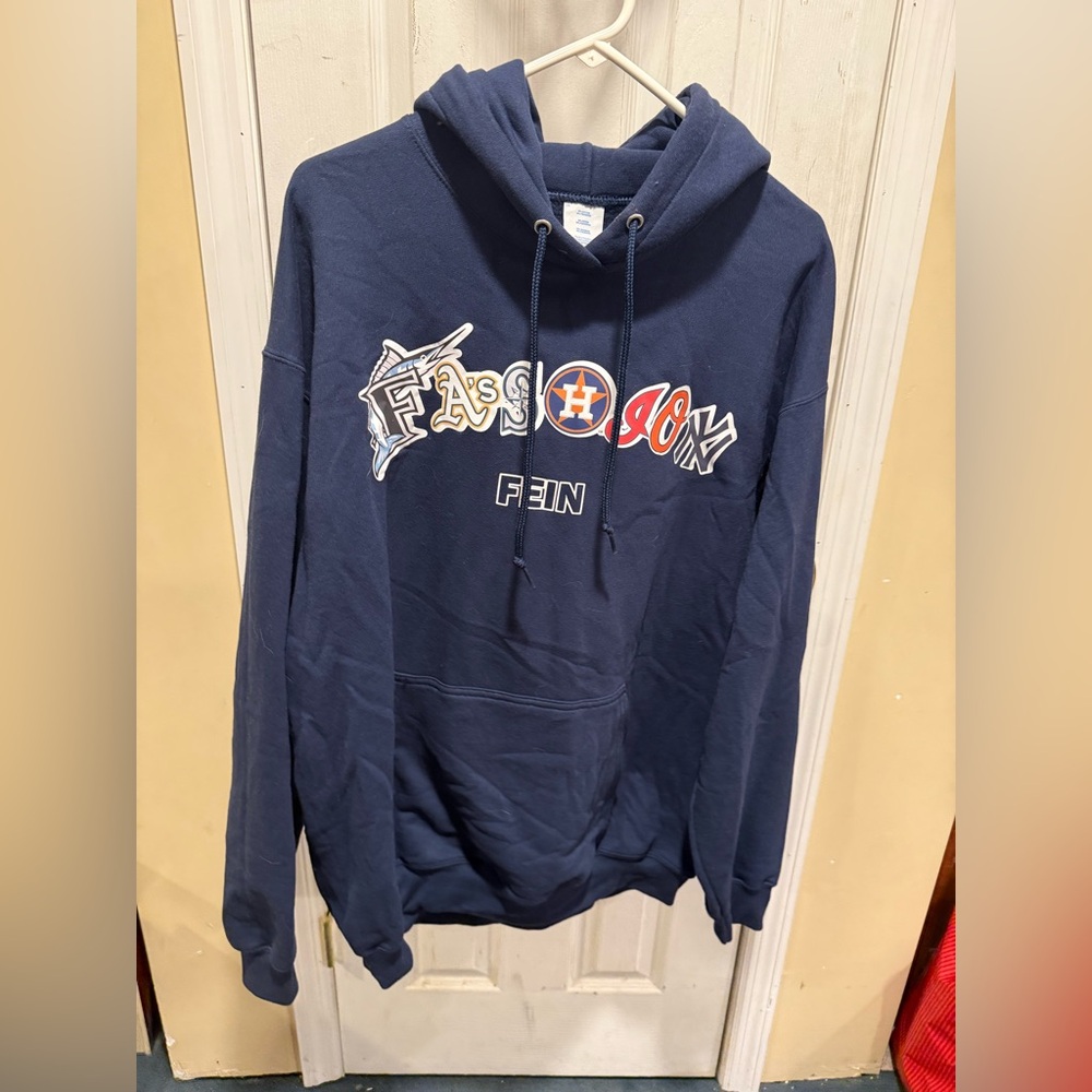 Navy Blue “FASHION” MLB Hoodie Men’s XL